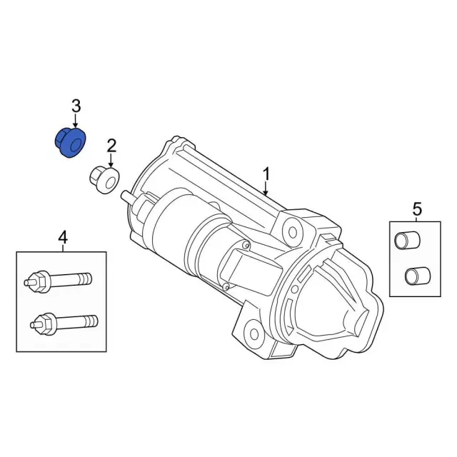 Starter Nut - Ford (-W701596-S413)