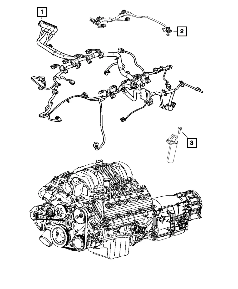 Engine Wiring - Mopar (05035487AD)