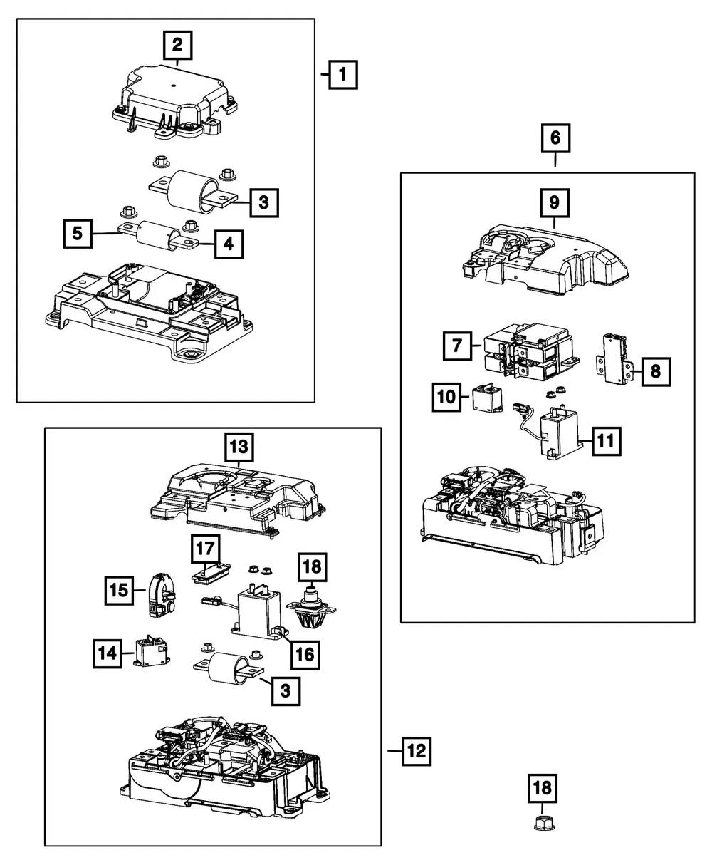 Battery Sensor - Mopar (05193220AB)