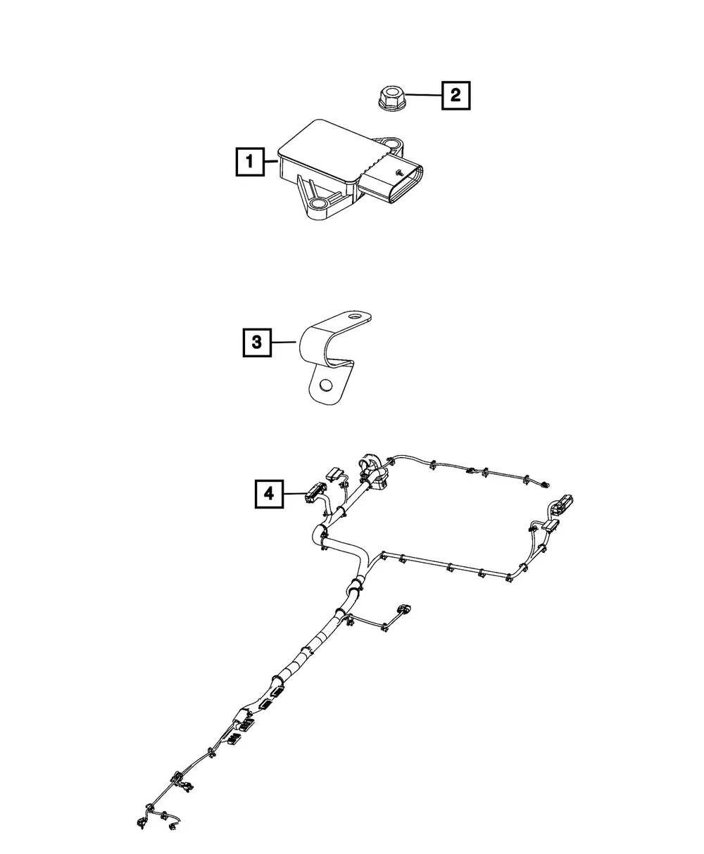 Pressure Sensor - Mopar (05193347AB)