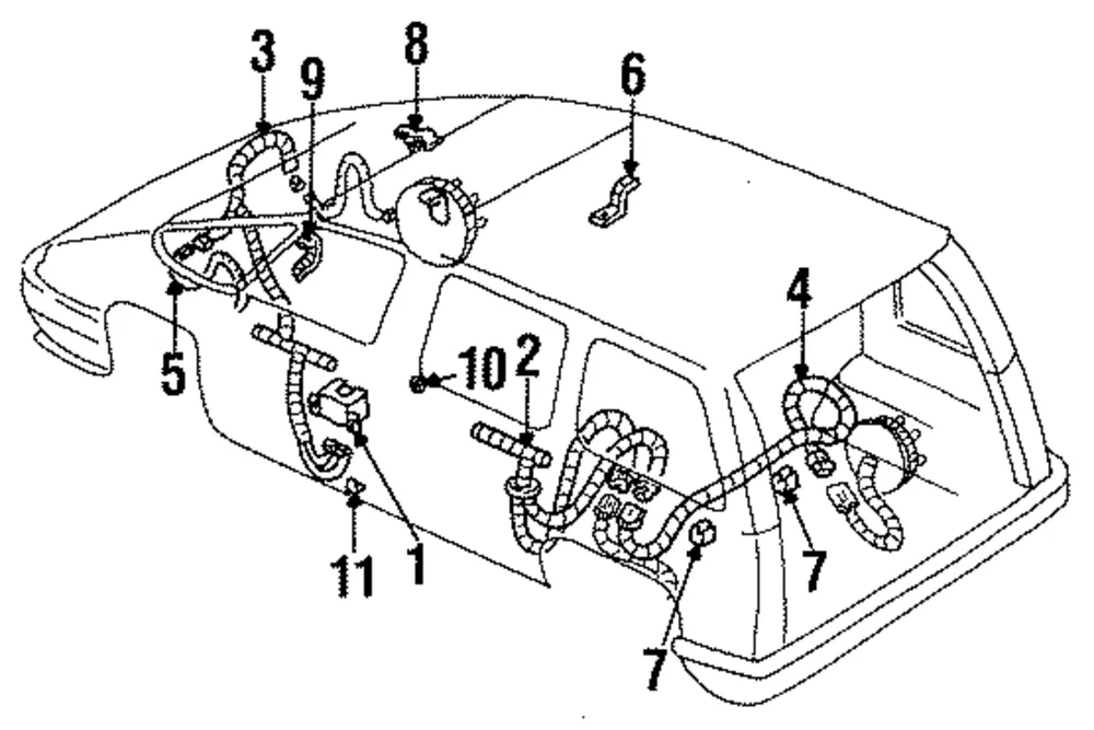 Harness Retainer Clip - GM (10191395)
