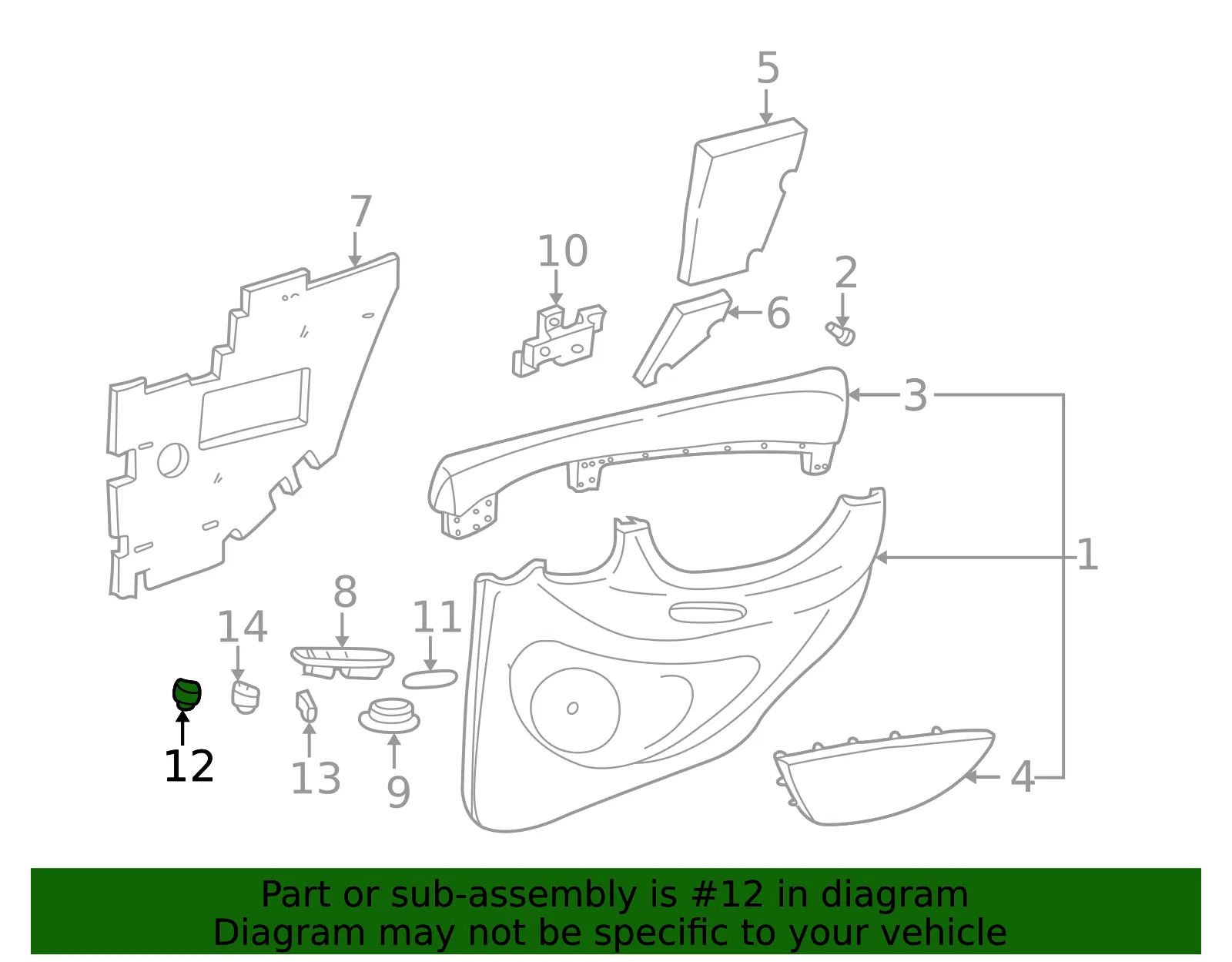 Switch Asm-Si Wdo - GM (10256581)