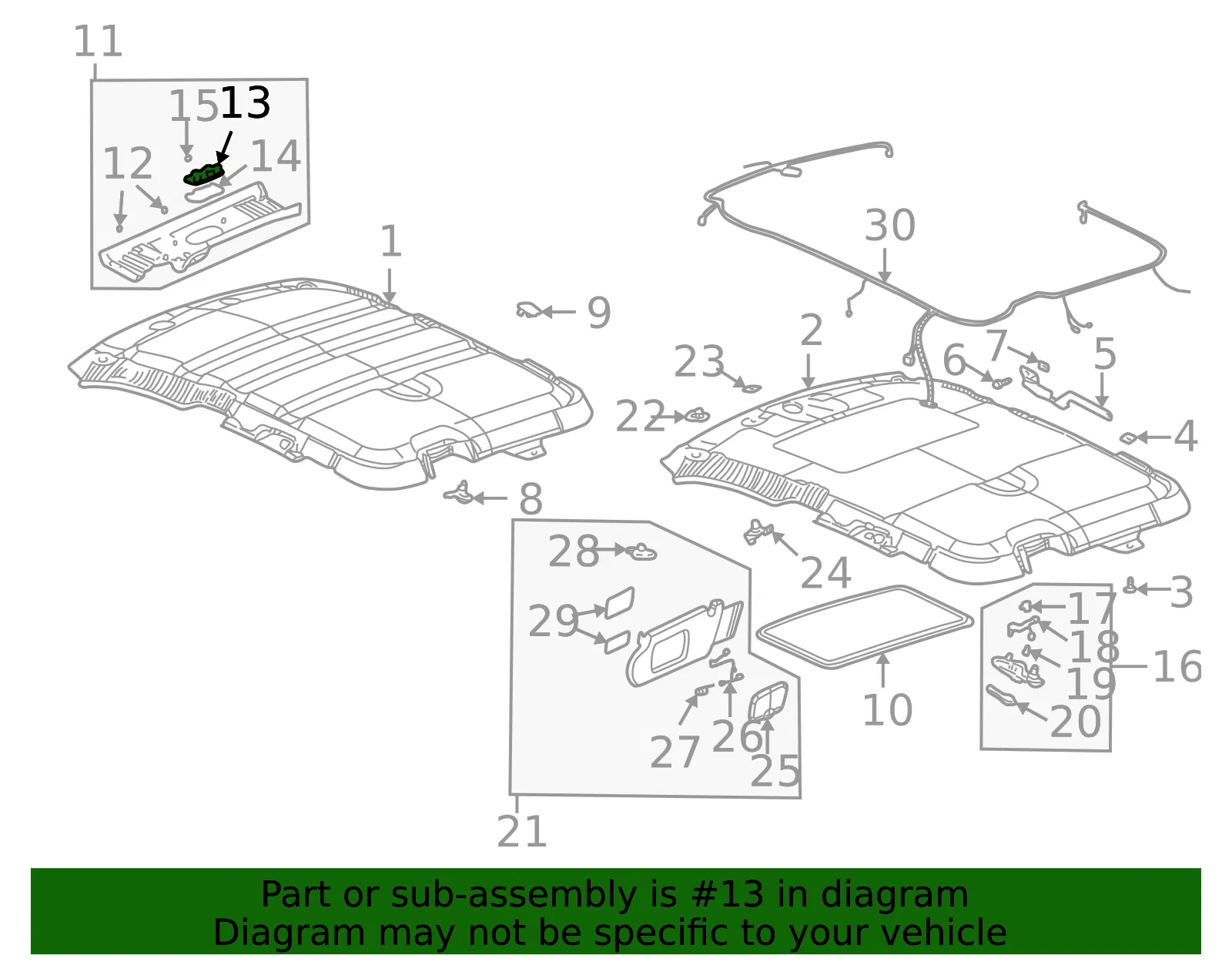 Lamp Asm Dm Incandescent * - GM (10267505)