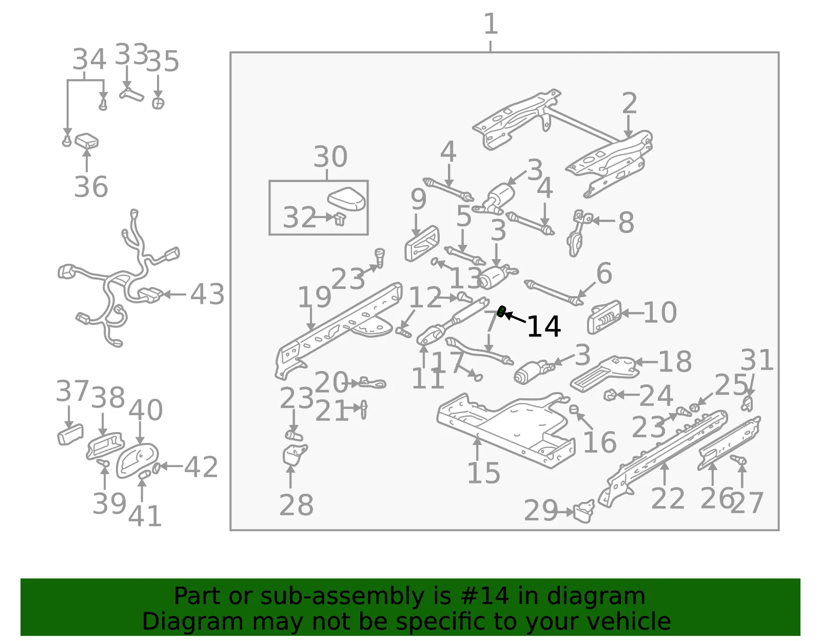 Actuator Nut - GM (11505213)