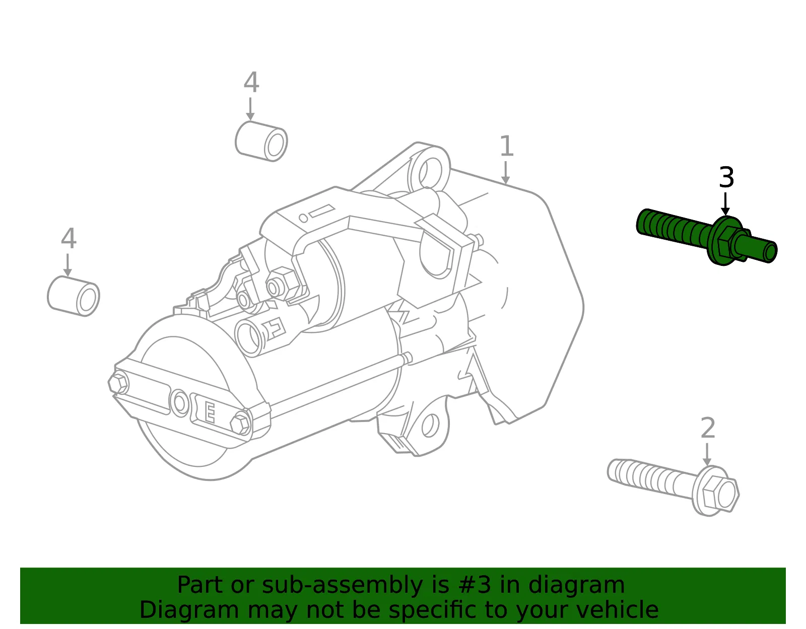 Starter Stud - GM (11546892)