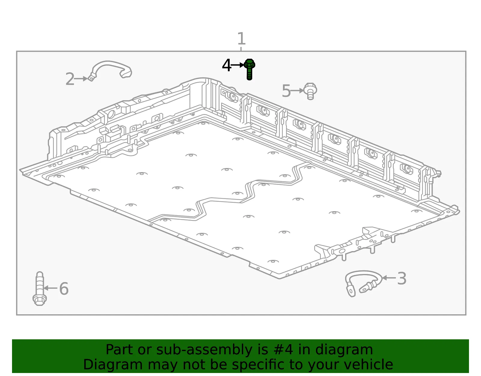 Battery Cable Bolt - GM (11604142)