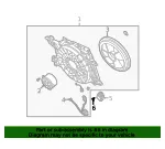 Engine Fan Control Module Bolt - GM (11610056)