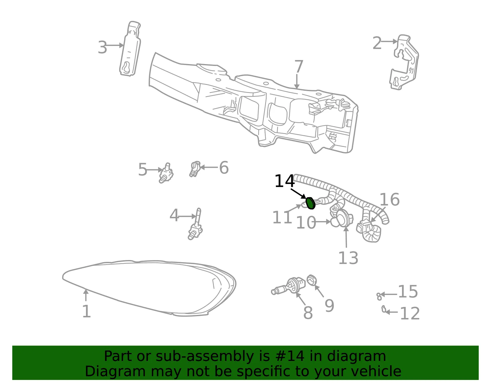 Multi-Purpose Lamp Socket - GM (12083689)