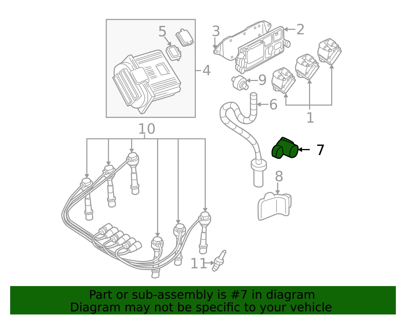Engine Crankshaft Position Sensor - GM (12567648)