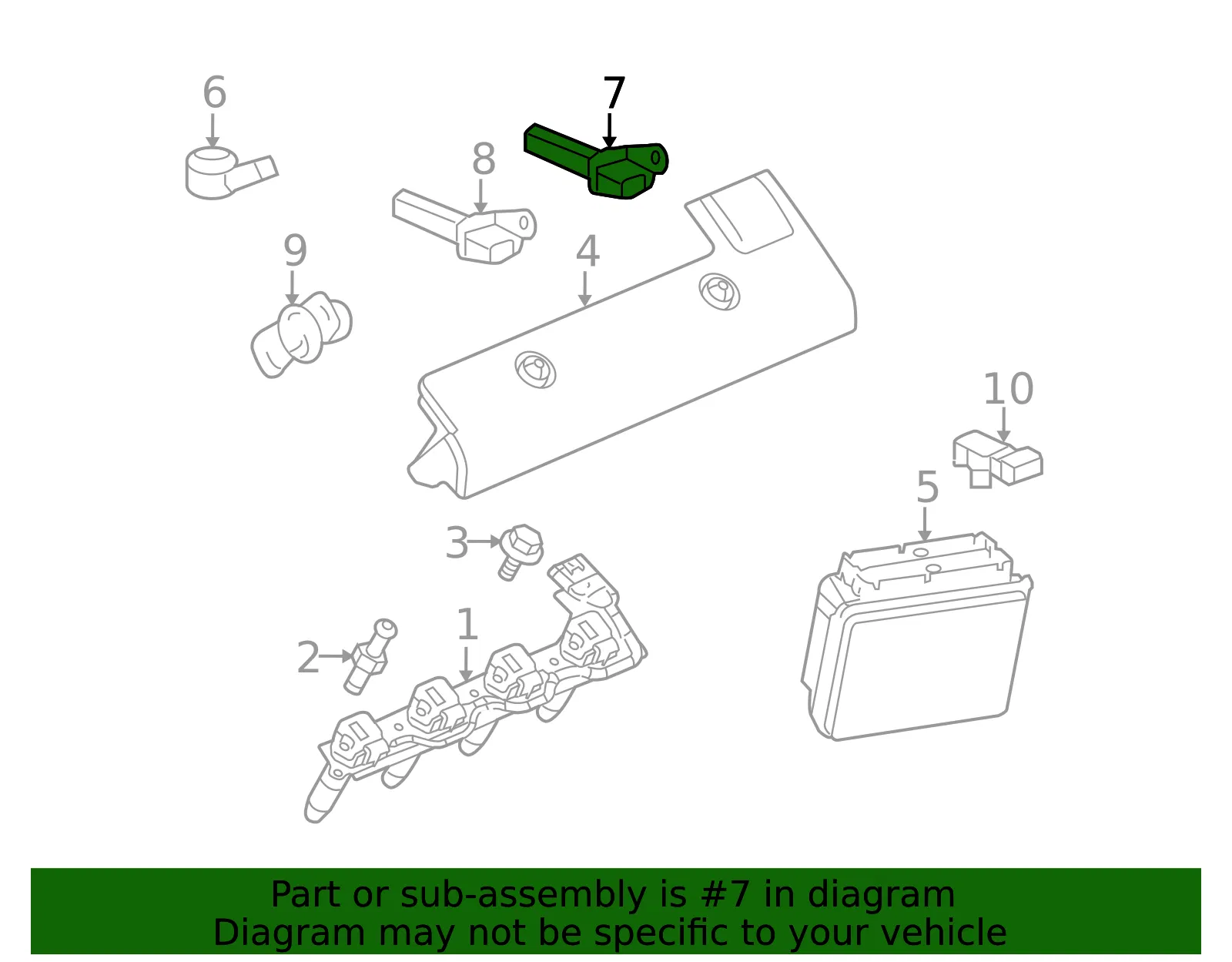 Engine Crankshaft Position Sensor - GM (12575481)
