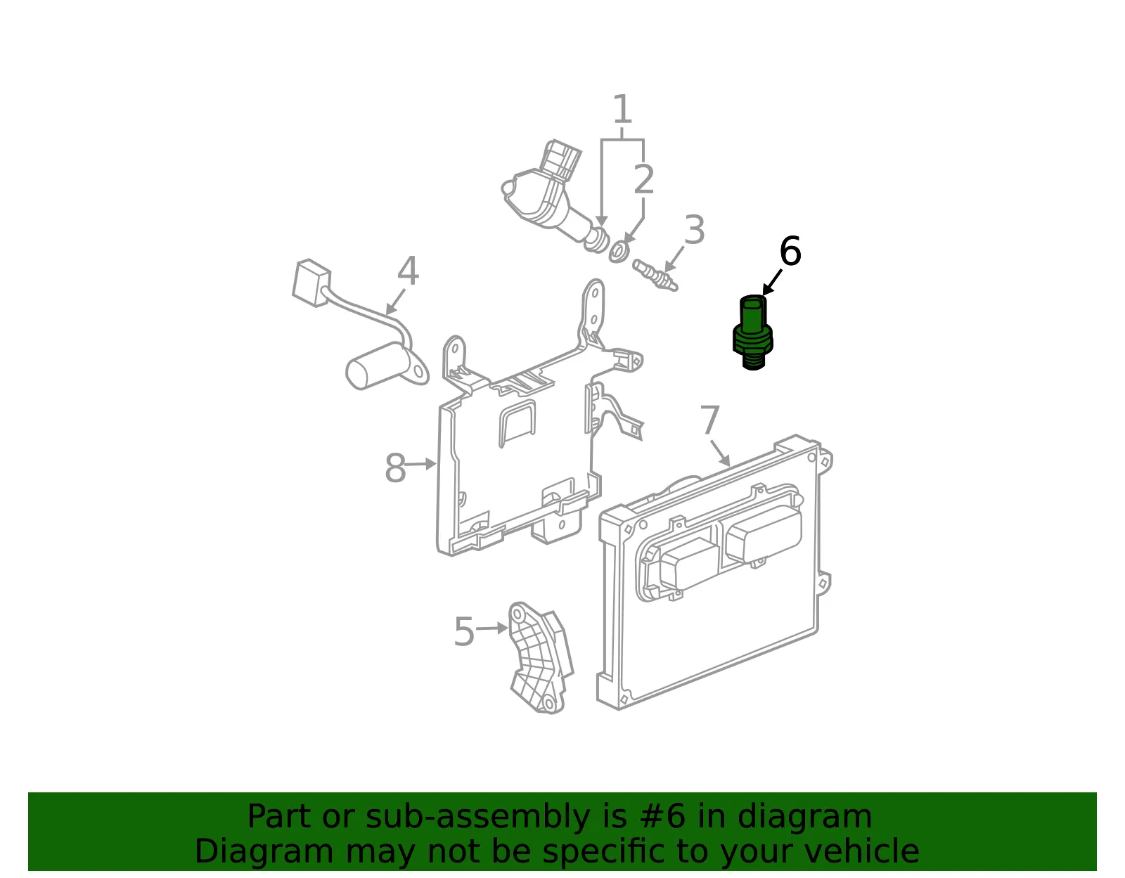 Knock Sensor - GM (12582343)