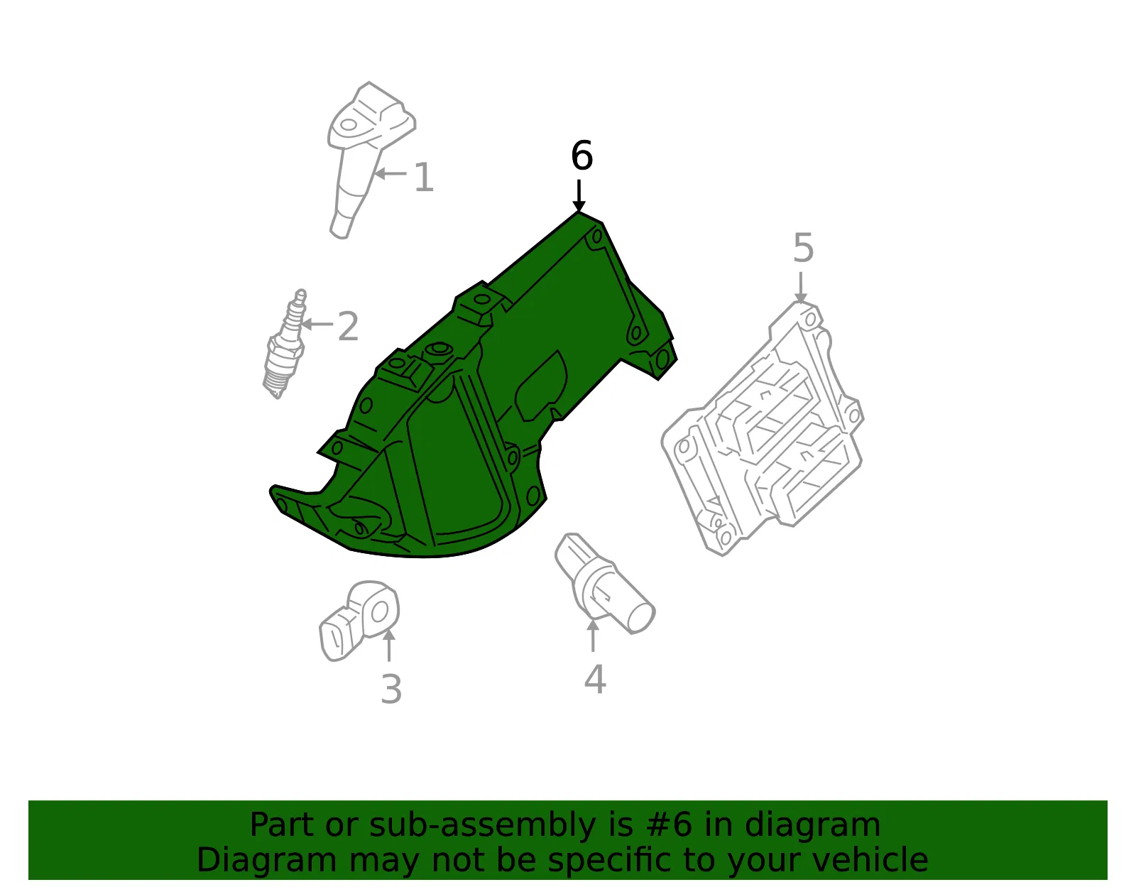Bracket Ecm - GM (12600071)