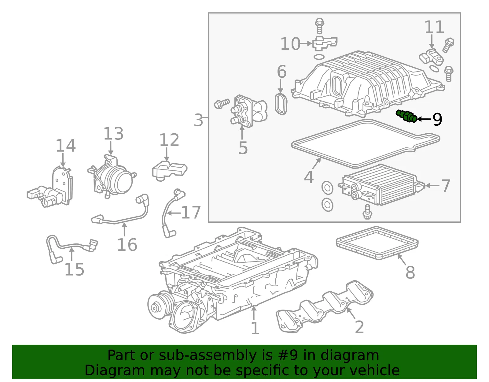 Air Temperature Sensor - GM (12614717)