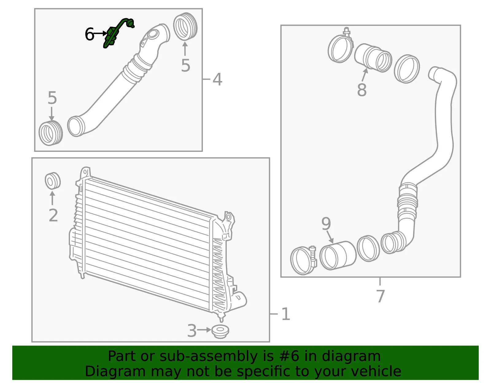 Intercooler Temperature Sensor - GM (12625041)