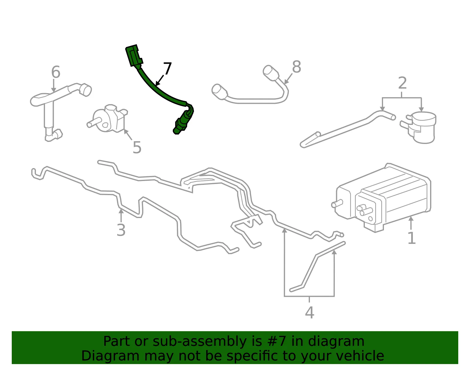 Heated Oxygen Sensor - GM (12634064)