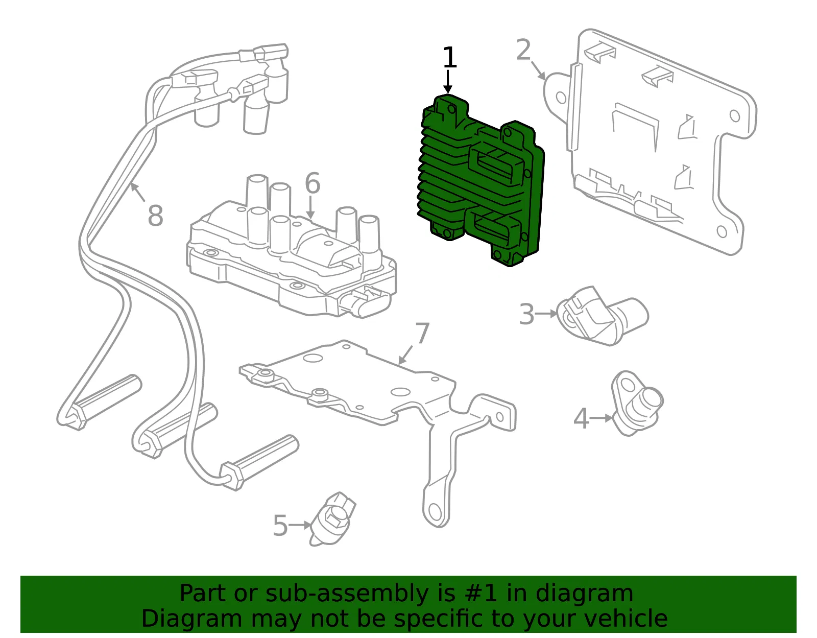 Engine Control Module - ACDelco (12635043)