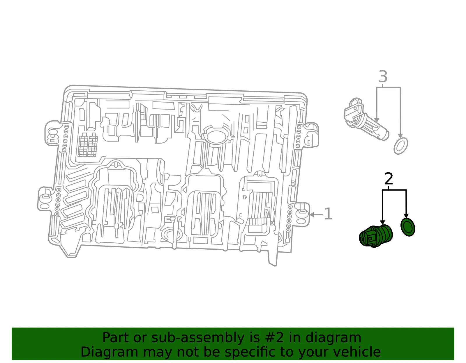 Engine Camshaft Position Sensor - GM (12636947)