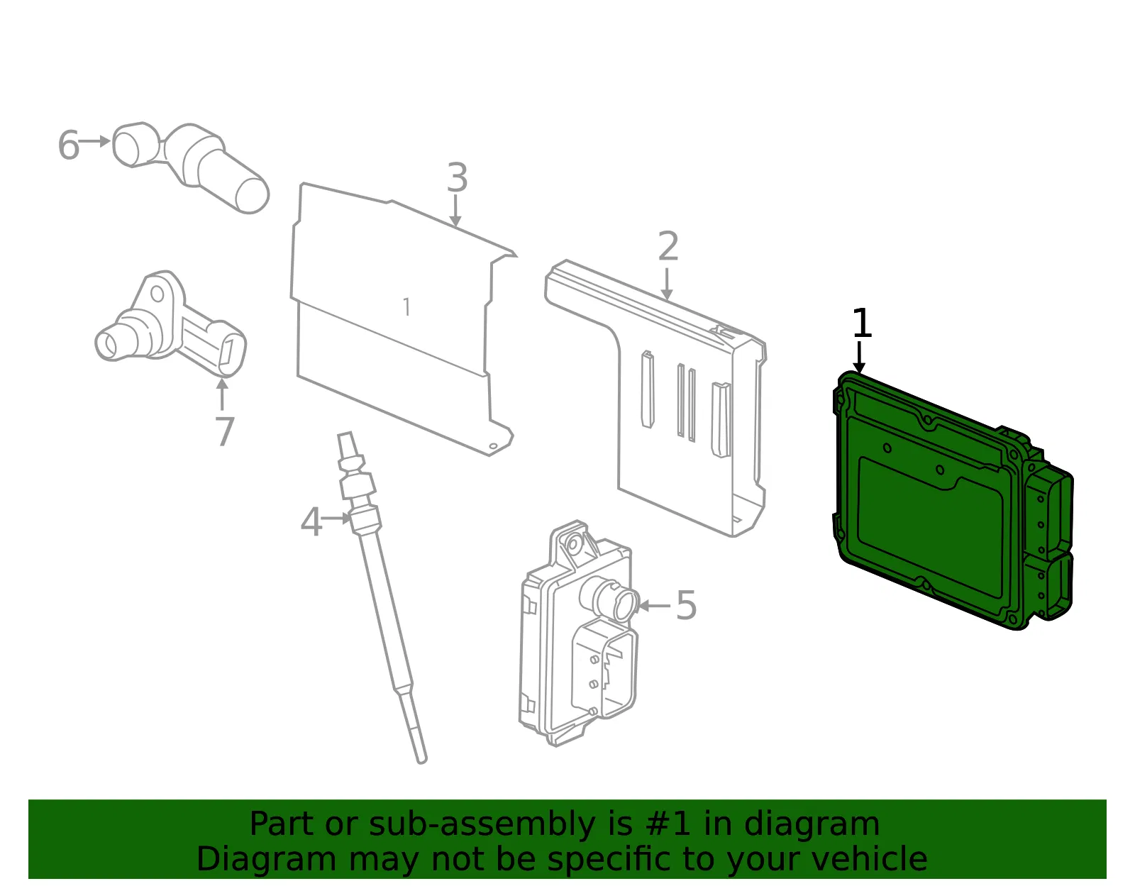 Engine Control Module - ACDelco (12646983)