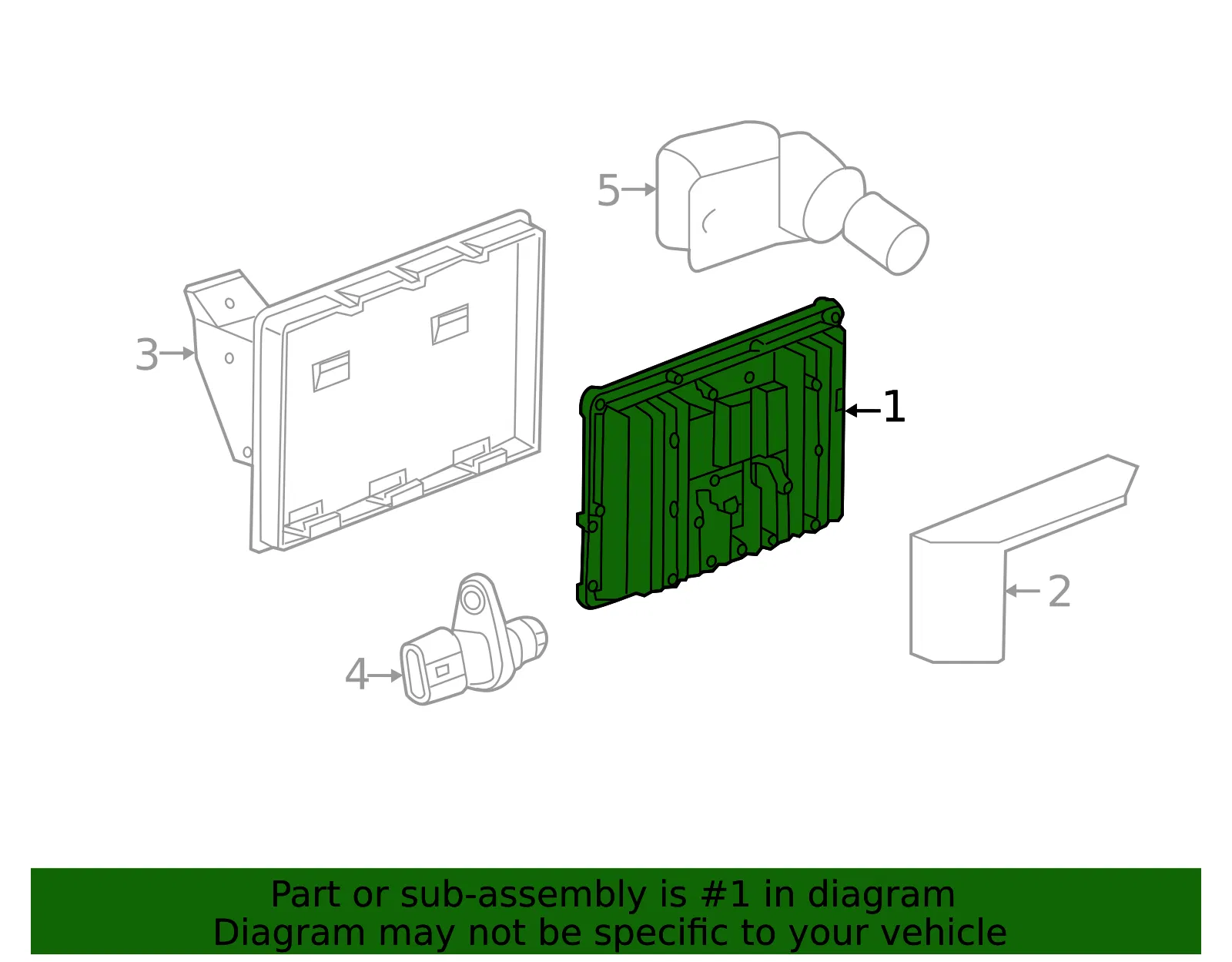 Engine Control Module - ACDelco (12648344)