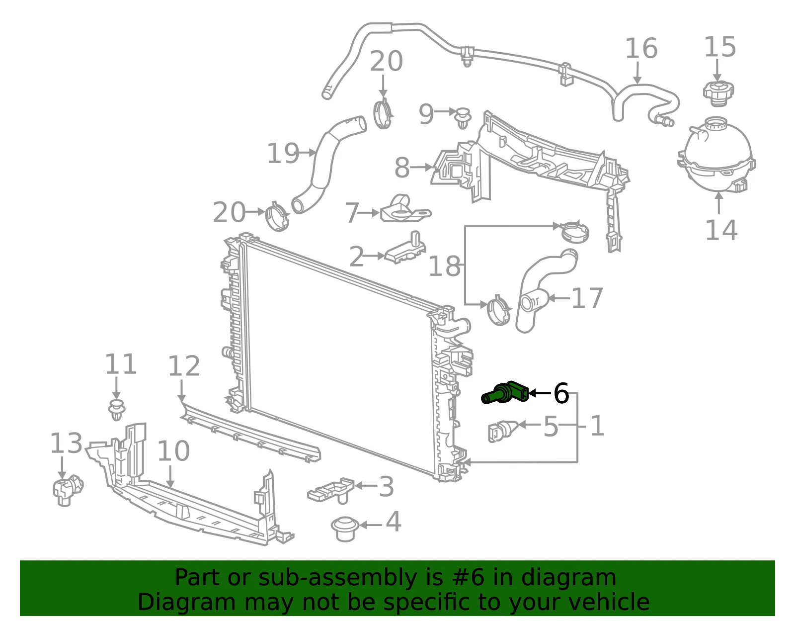 Engine Coolant Temperature Sensor - ACDelco (12650595)