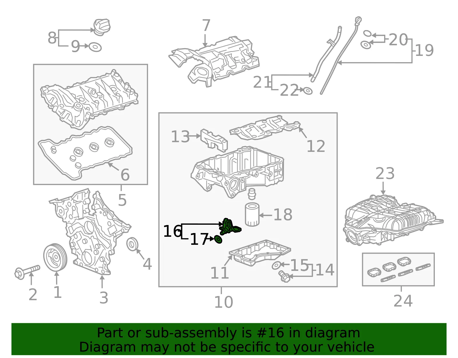 Engine Oil Level Indicator Switch - GM (12650597)