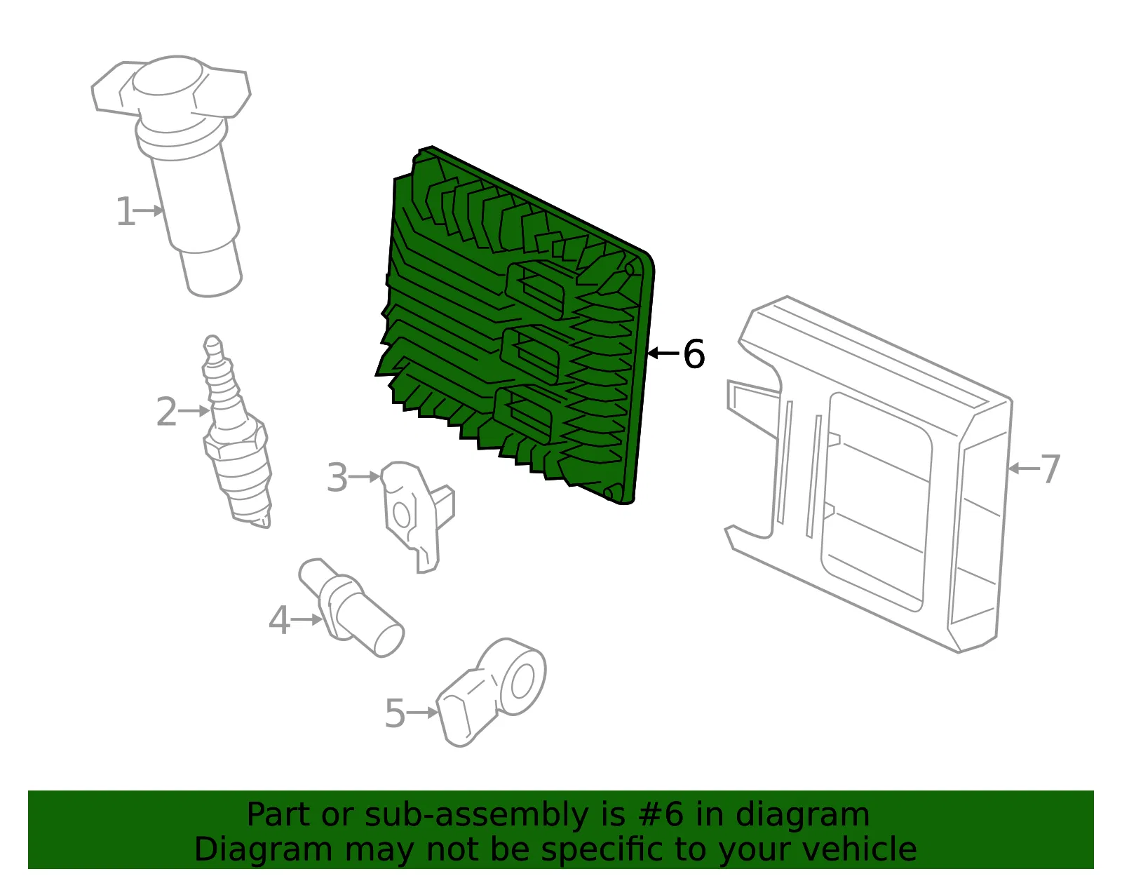 Engine Control Module Assembly - GM (12655604)