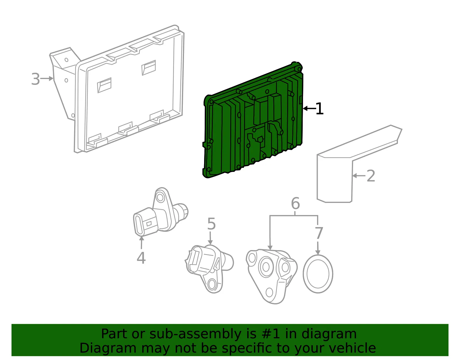 Engine Control Module - GM (12658036)