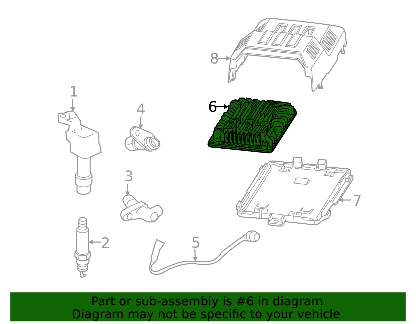 Engine Control Module - ACDelco (12667002)