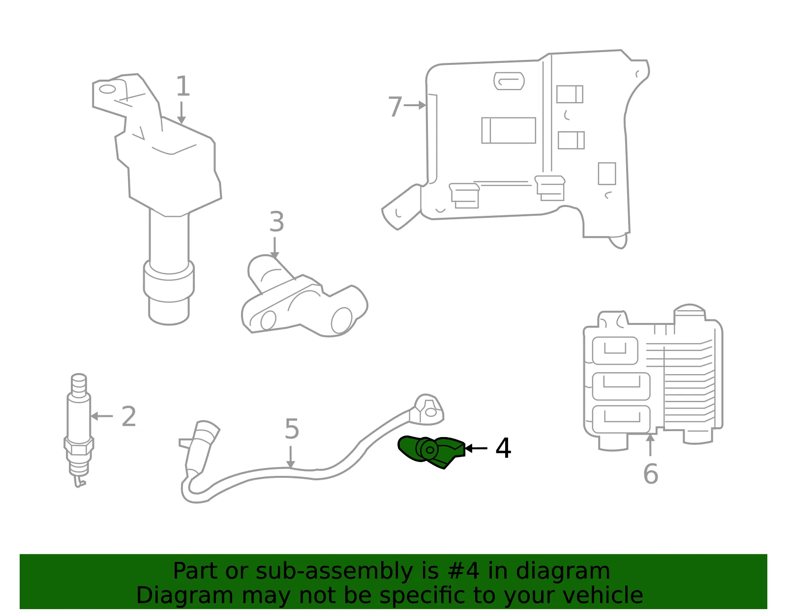 Engine Crankshaft Position Sensor - ACDelco (12674703)
