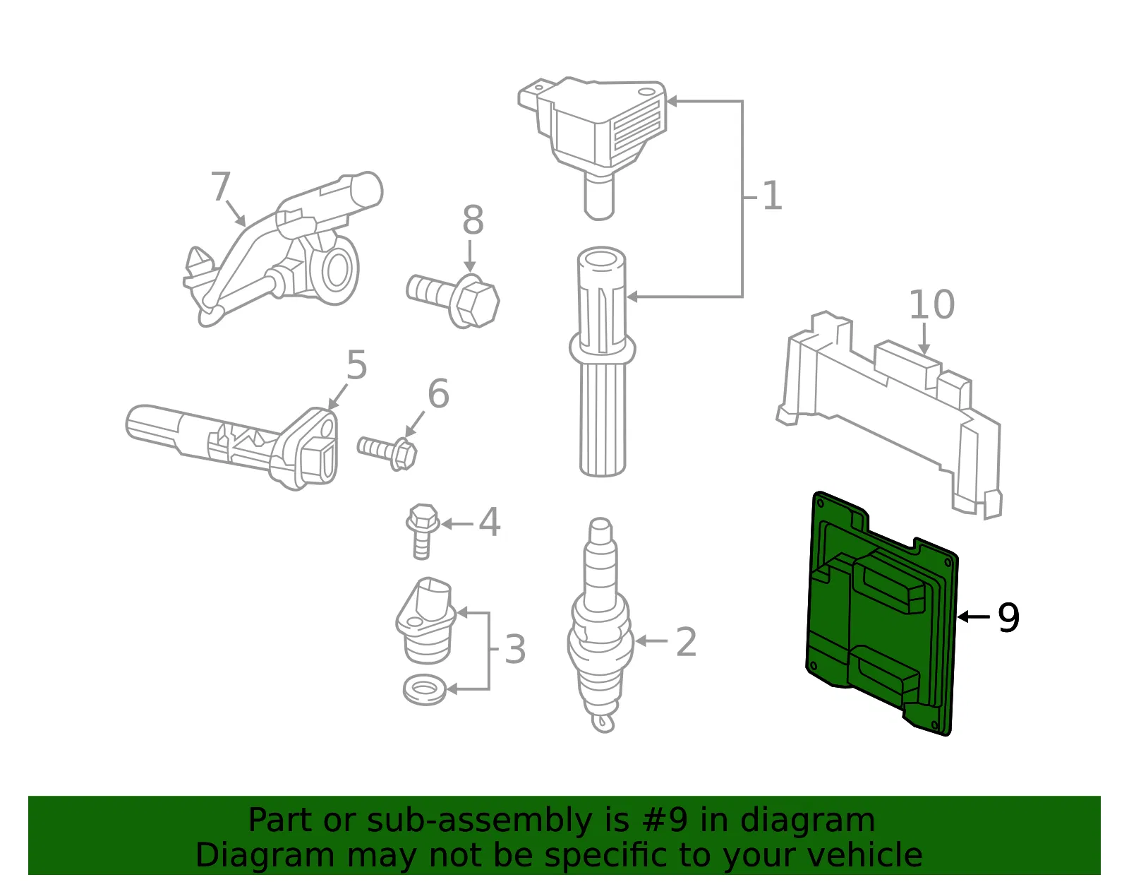 Engine Control Module Assembly - GM (12686366)