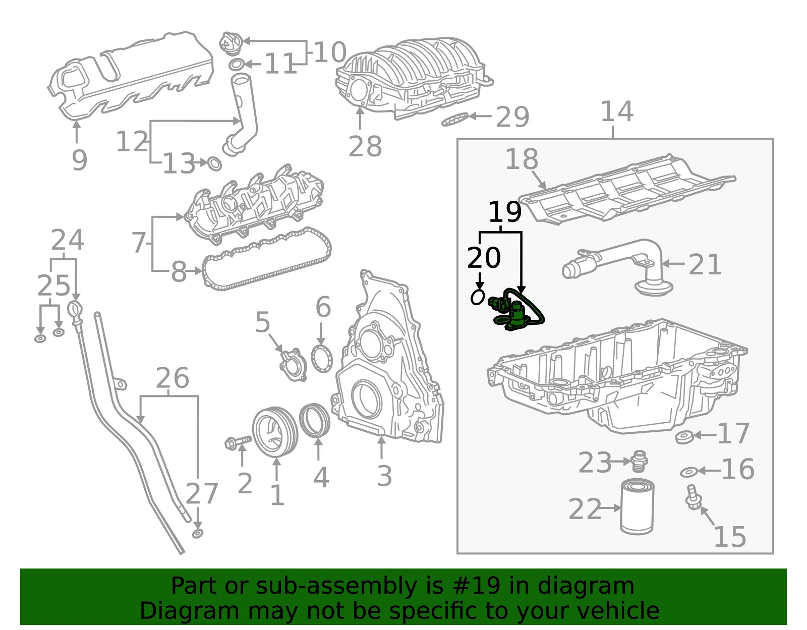 Engine Oil Level Indicator Switch - GM (12696433)