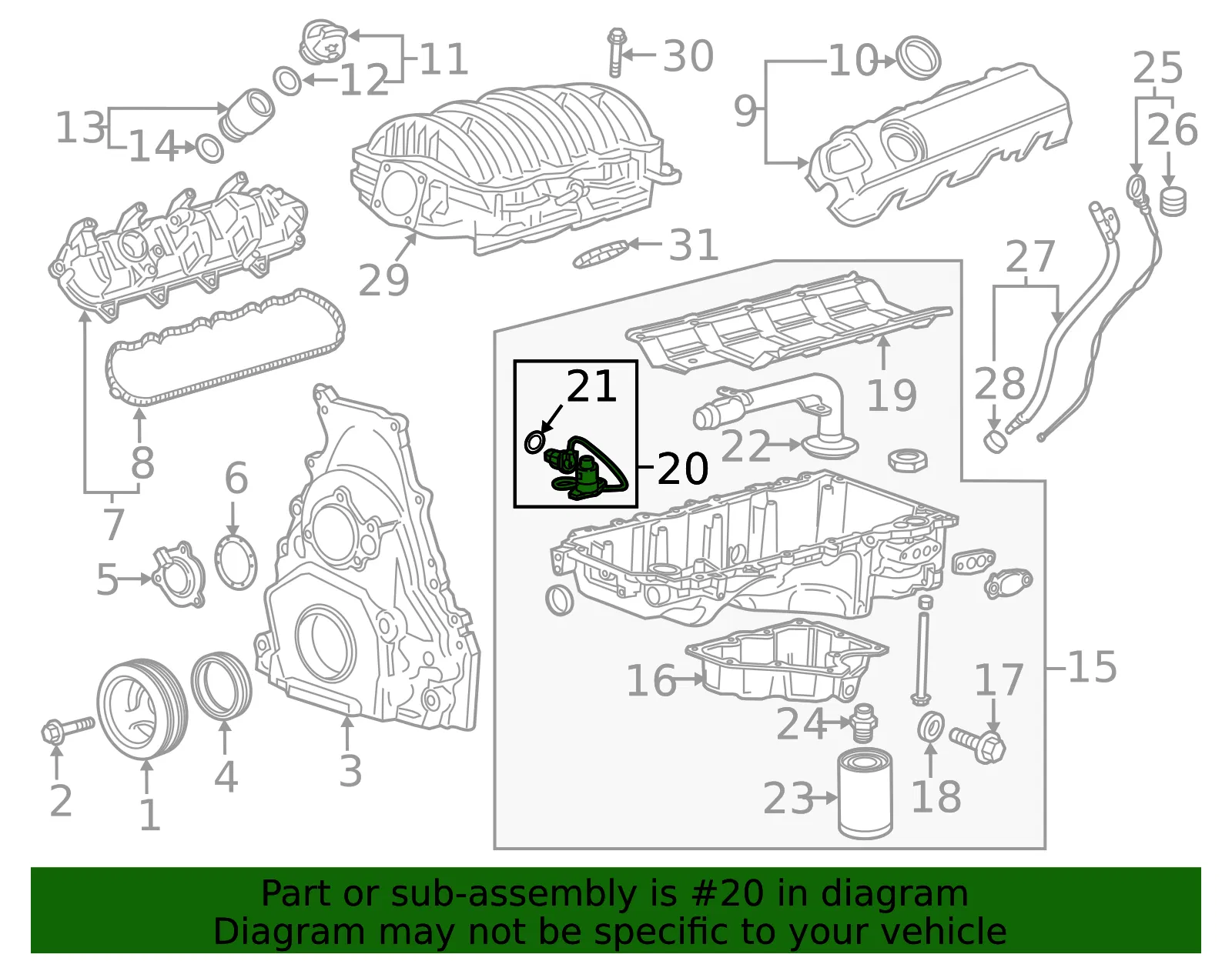 Engine Oil Level Indicator Switch - ACDelco (12696434)