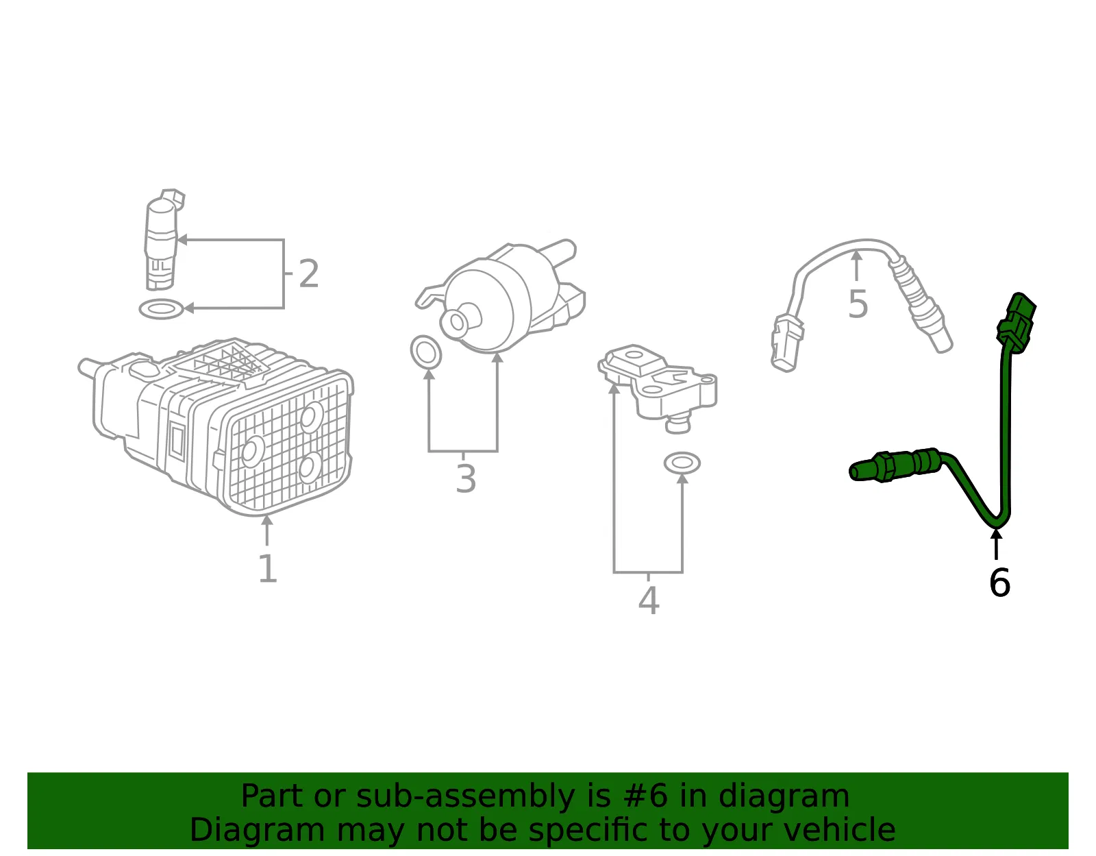 Oxygen Sensor - GM (12696737)