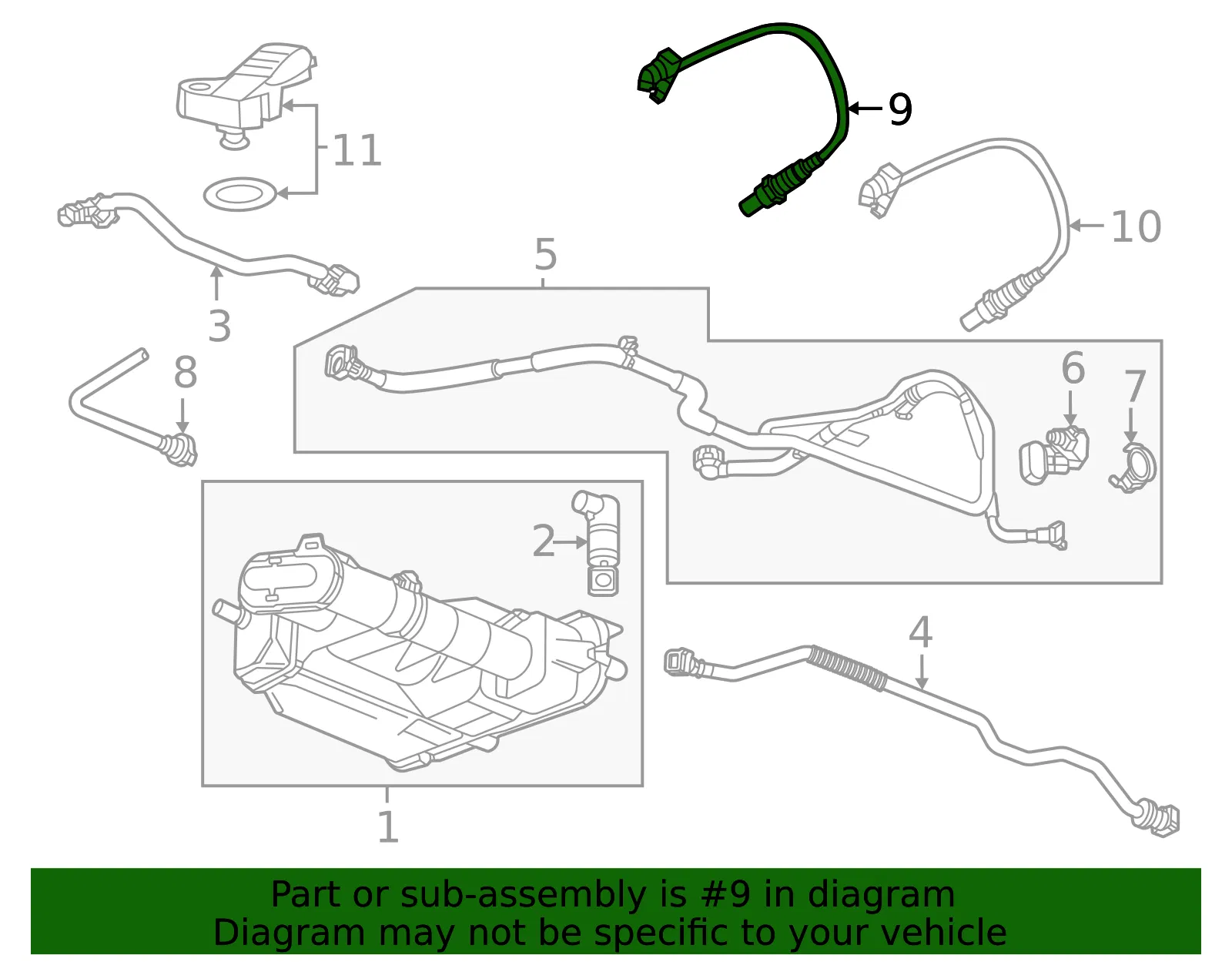 Oxygen Sensor - GM (12697860)