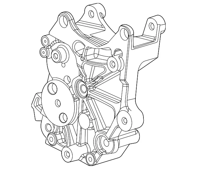 Alternator Bracket - GM (12700411)