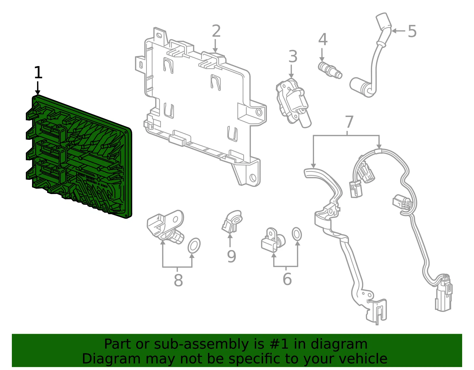 Engine Control Module - ACDelco (12704475)