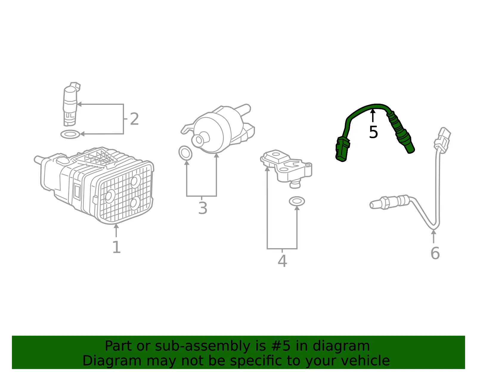 Oxygen Sensor - GM (12705409)