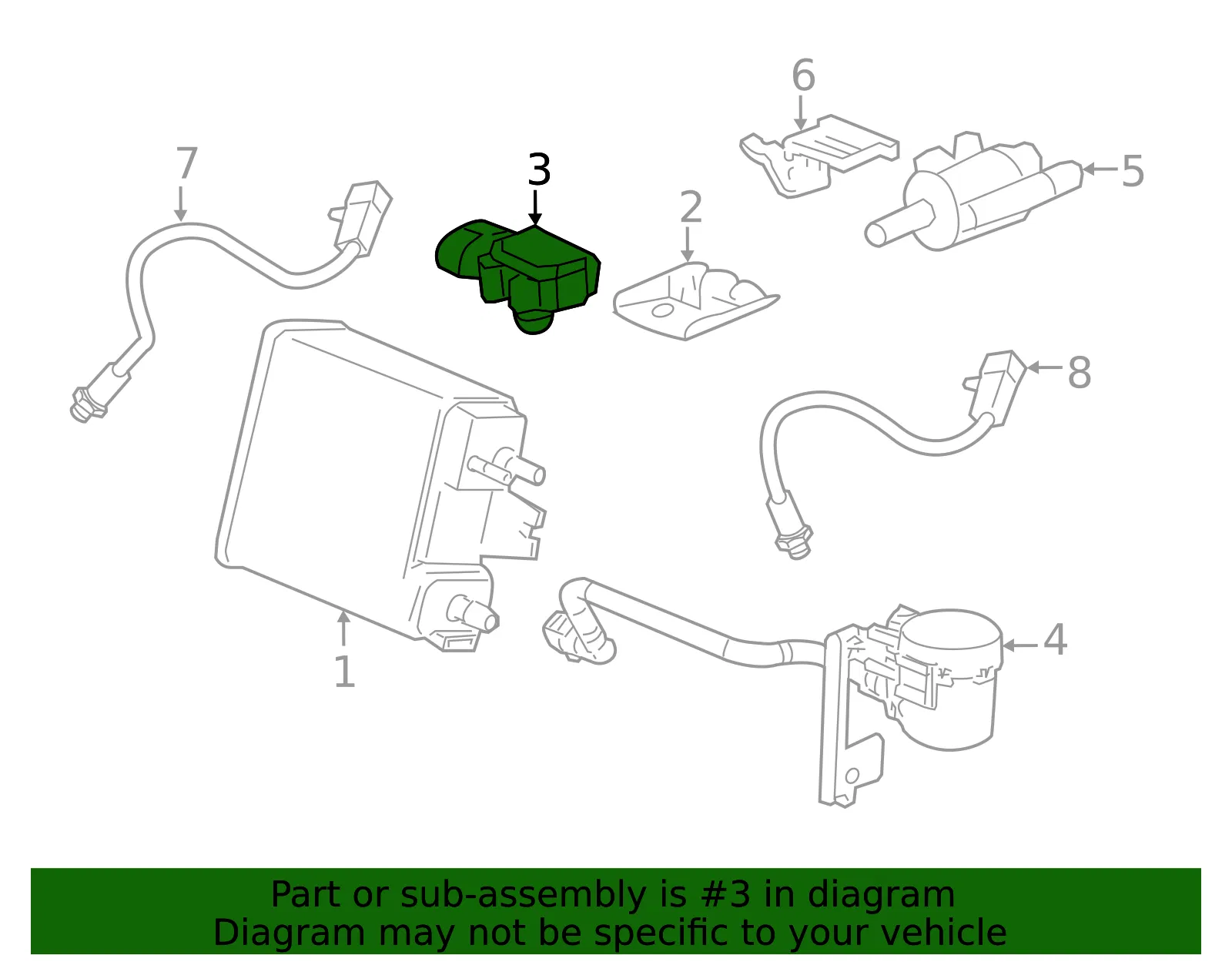 Multi-Purpose Pressure Sensor - ACDelco (12711681)
