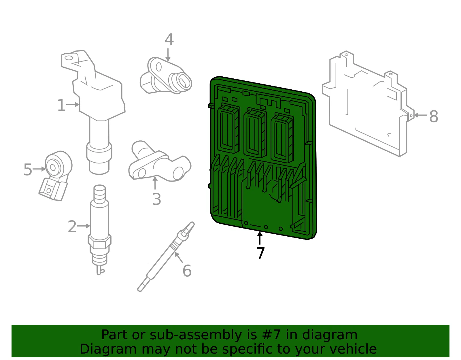 Engine Control Module - GM (12721351)