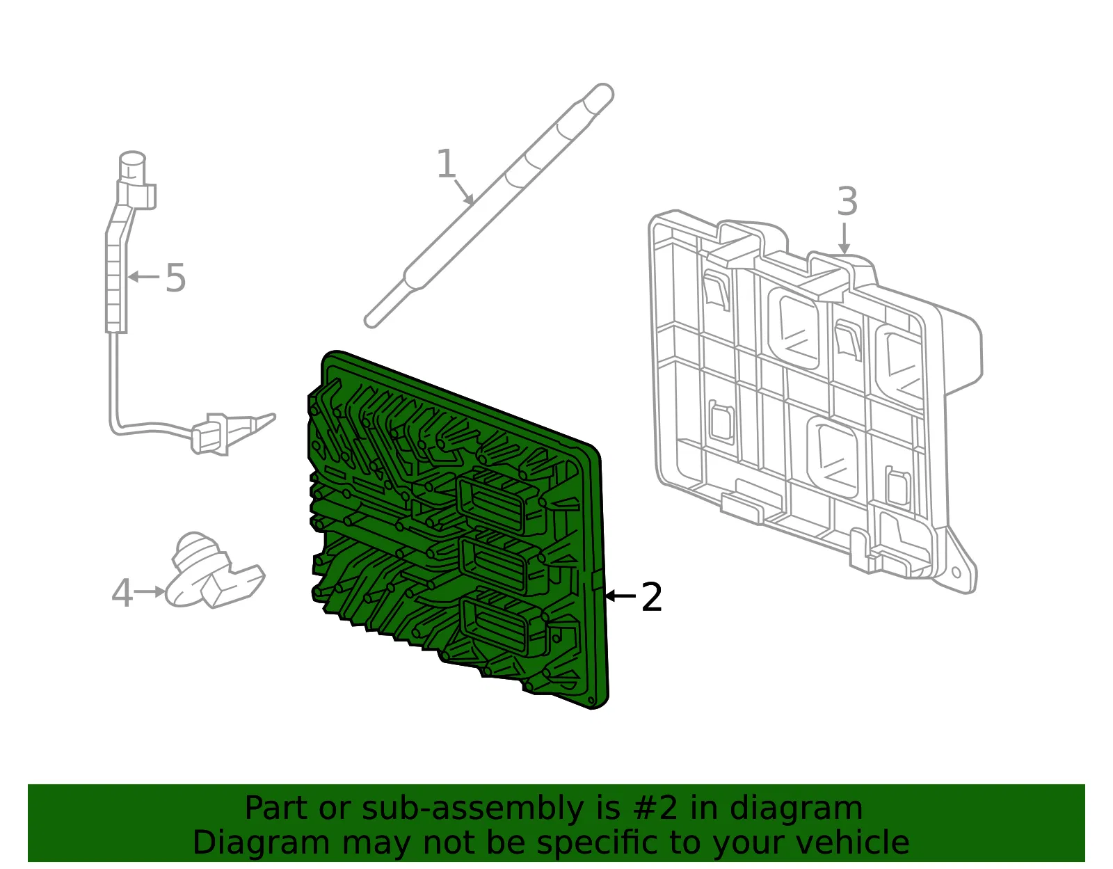 Engine Control Module (ECM) - GM (12721355)