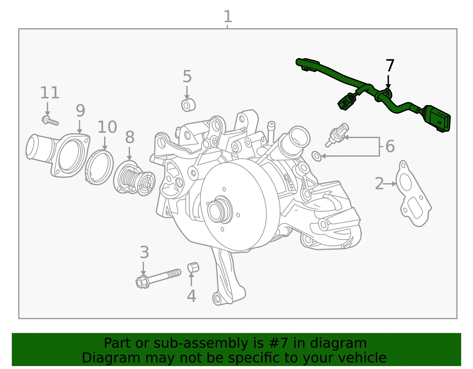 Engine Coolant Temperature Sensor Harness - GM (12722039)