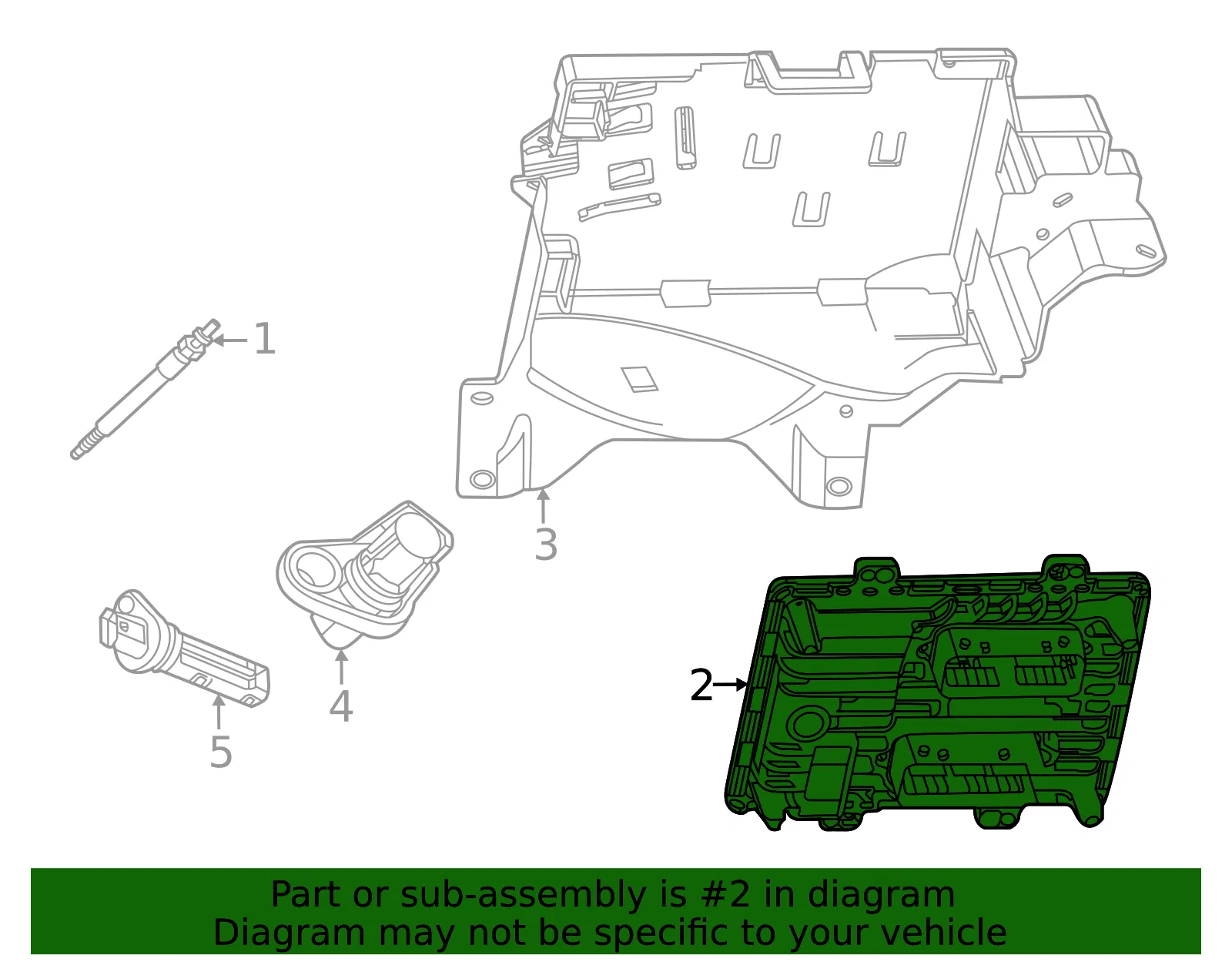 Engine Control Module (ECM) - GM (12723949)