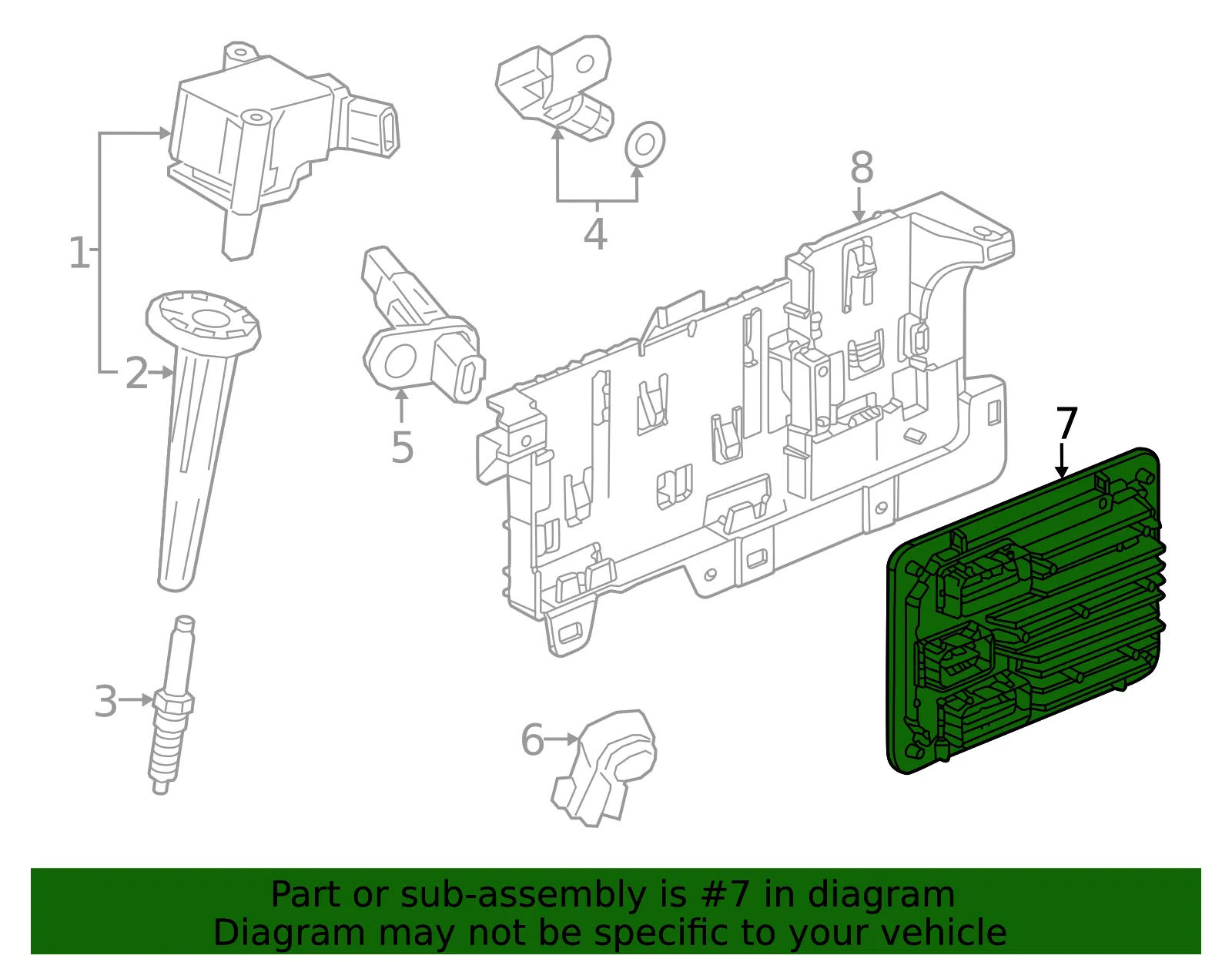 Engine Control Module (ECM) - GM (12725415)