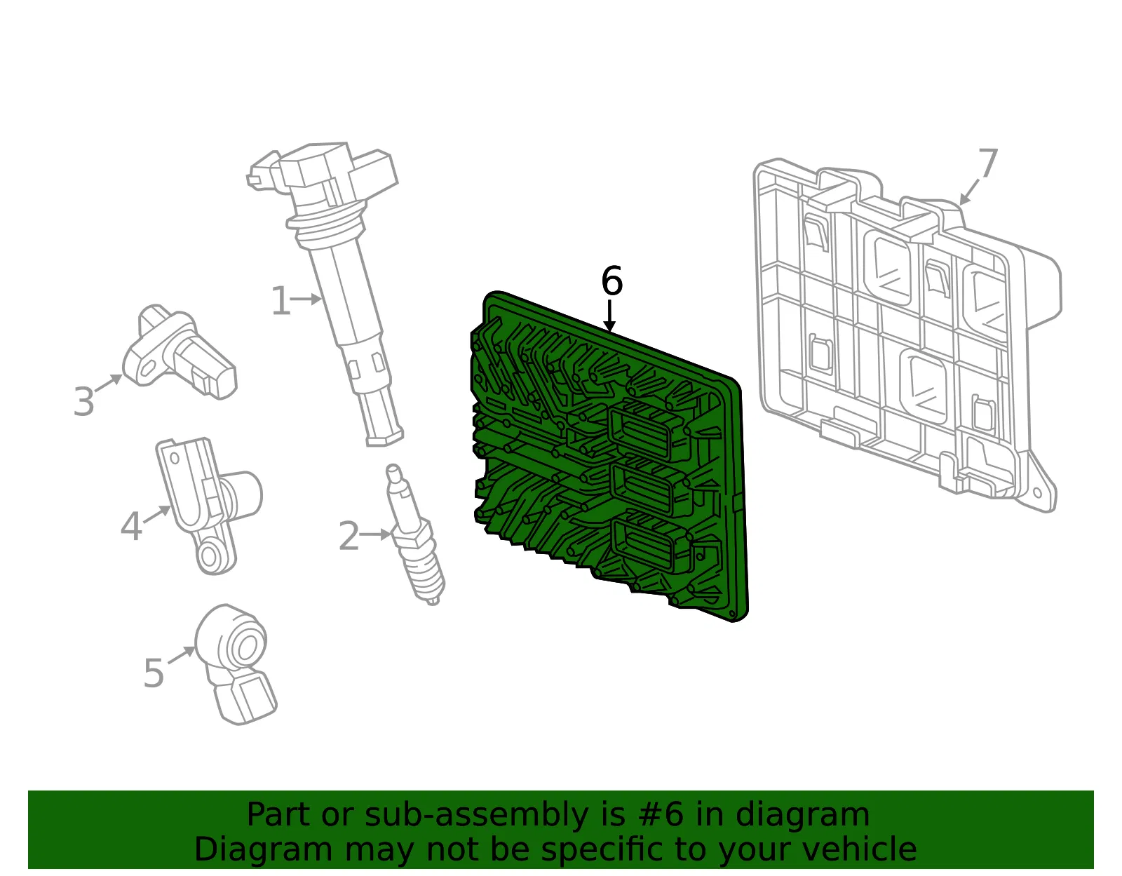 Engine Control Module - ACDelco (12725663)