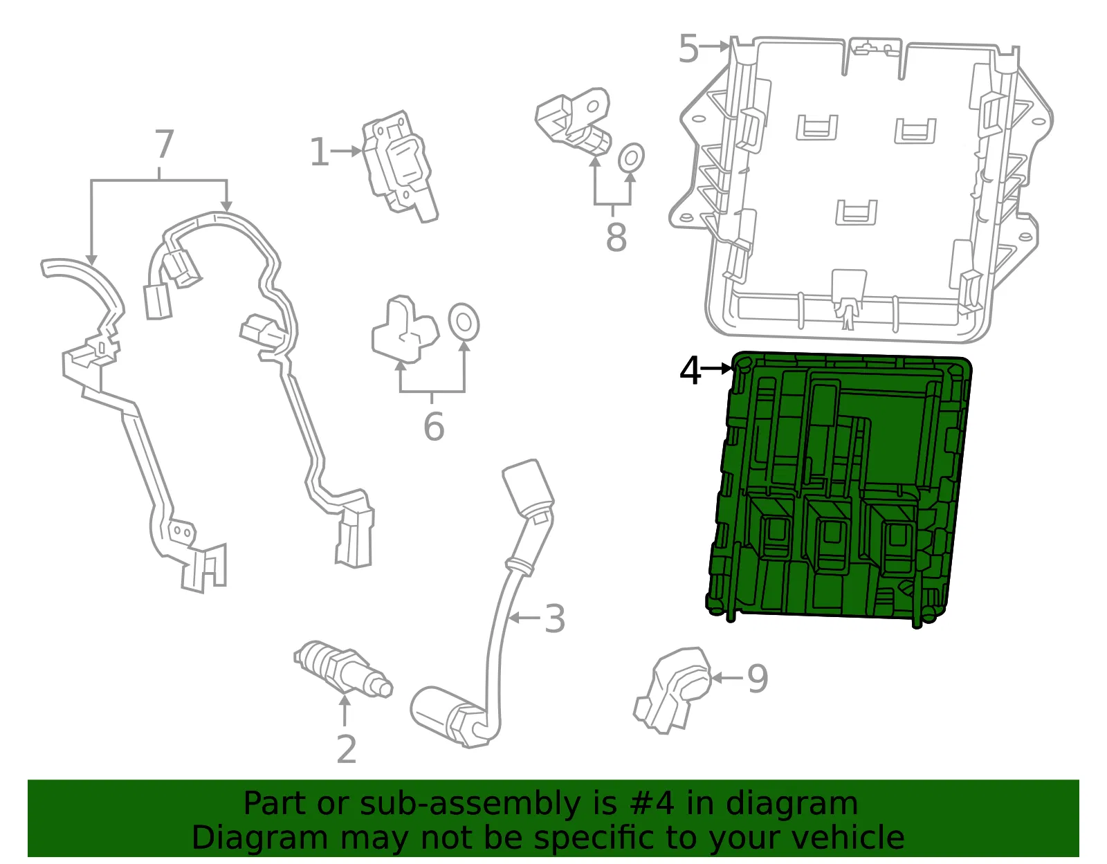 Engine Control Module (ECM) - GM (12732385)