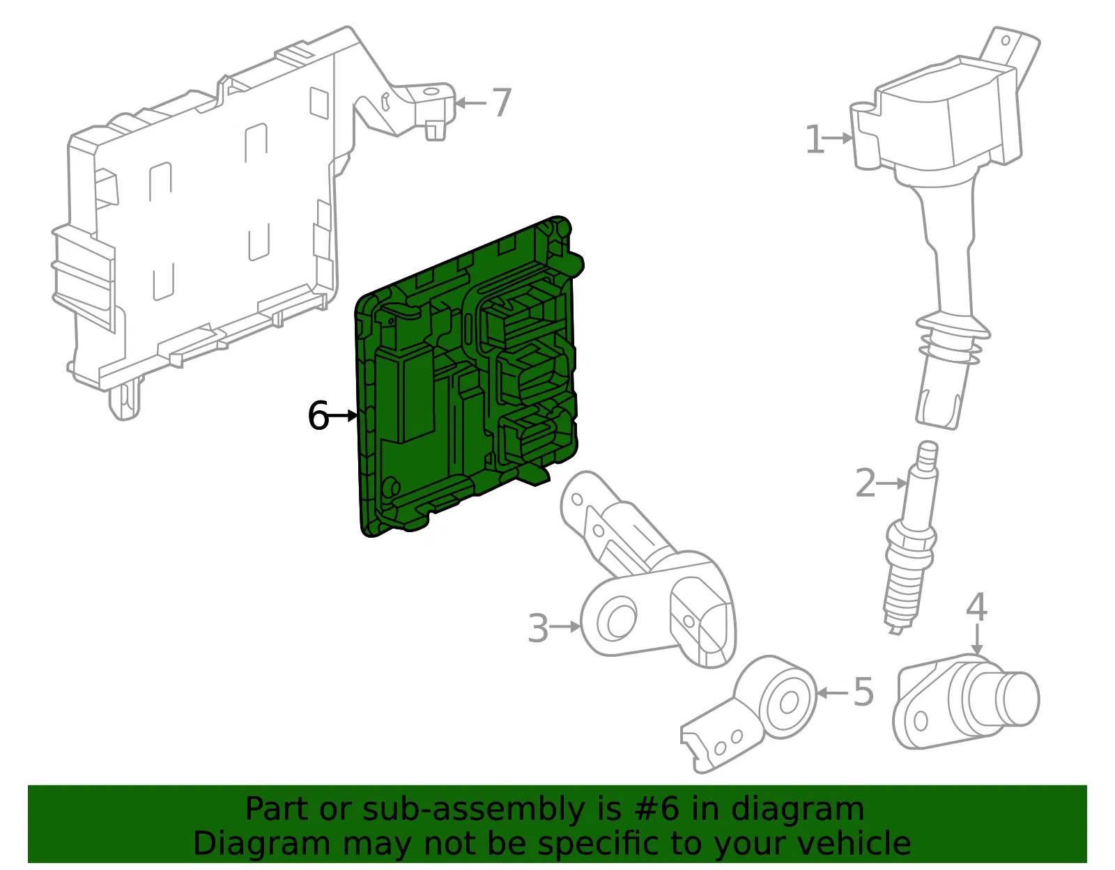 Engine Control Module (ECM) - GM (12733825)