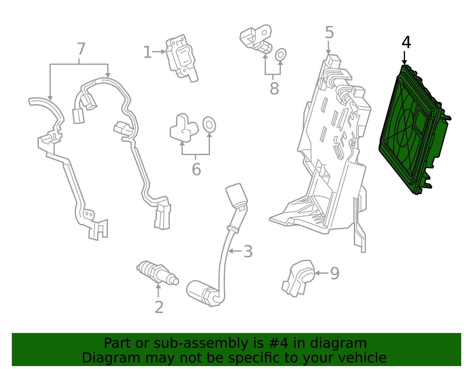 Engine Control Module (ECM) - GM (12740717)