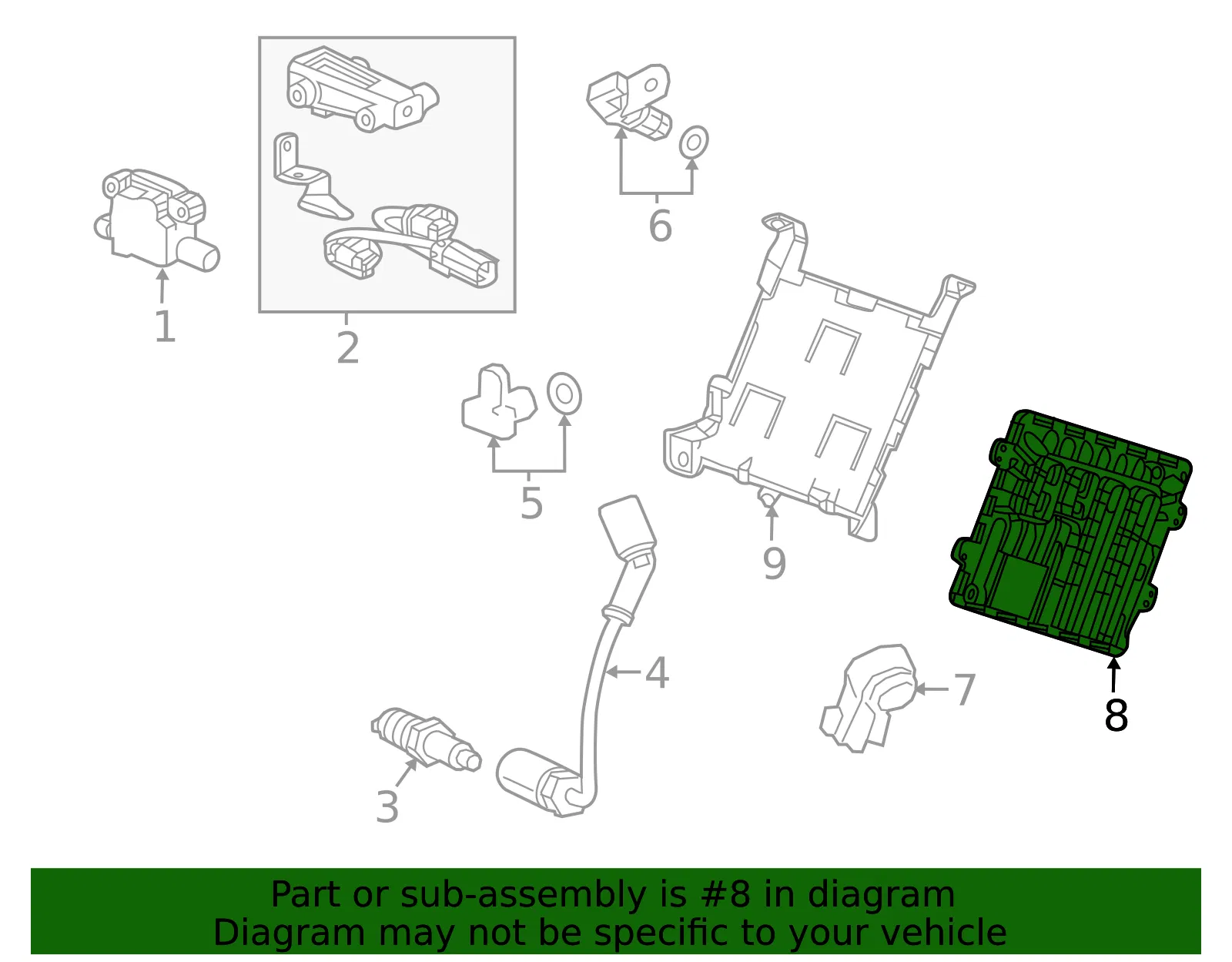Engine Control Module (ECM) - GM (12740833)