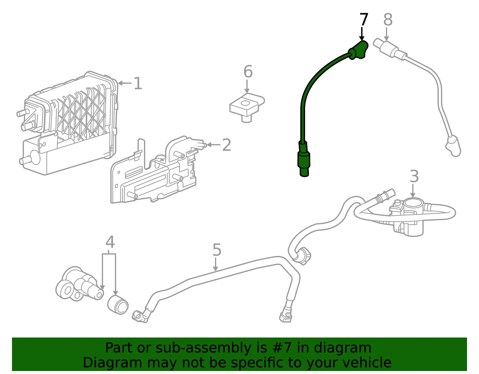 Upper Oxygen Sensor - GM (12742976)