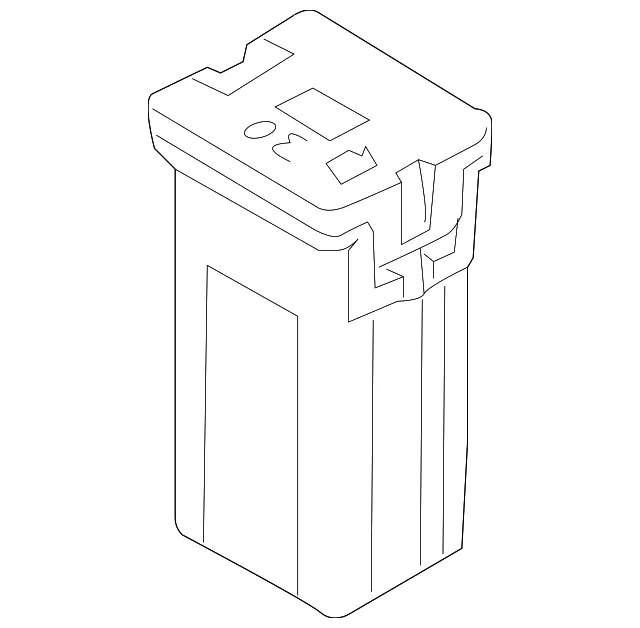 10Pk Fuse F Cmpt Fuse Blk - GM (13133860)